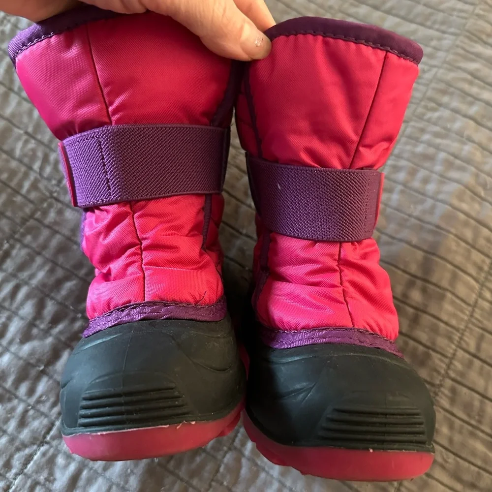 Kamik Kids Pink and Purple Winter Snow Boots